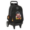 Mochila Escolar con Ruedas Safta Combat Negro 33 x 45 x 22 cm