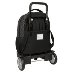 Mochila Escolar con Ruedas Safta Combat Negro 33 x 45 x 22 cm