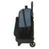 Mochila Escolar con Ruedas BlackFit8 California Azul Negro 33 x 45 x 22 cm