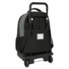 Mochila Escolar con Ruedas BlackFit8 Old school Negro Gris 33 x 45 x 22 cm