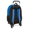 Mochila Escolar con Ruedas Hot Wheels Let's race Azul Negro 33 x 42 x 14 cm