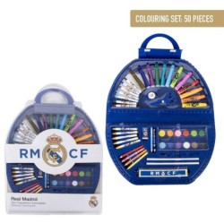 Set de Dibujo Real Madrid C.F. 41 x 58 x 3 cm 50 Piezas