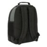 Mochila Escolar BlackFit8 Old school Negro Gris 32 x 42 x 15 cm