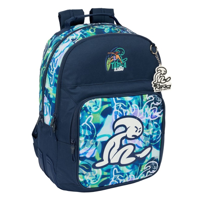 Mochila Escolar El Niño Kook Azul marino 32 x 42 x 15 cm