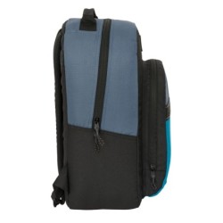 Mochila Escolar BlackFit8 California Azul Negro 32 x 42 x 15 cm