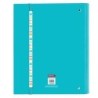 Carpeta de anillas Benetton Summer Azul 27 x 32 x 3.5 cm