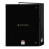 Carpeta de anillas Kelme Iron Negro A4 27 x 33 x 6 cm