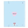 Carpeta de anillas Snoopy Love Azul 27 x 32 x 3.5 cm