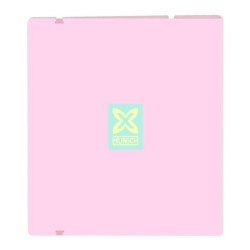 Carpeta de anillas Munich Candy Rosa 27 X 32 X 4 cm