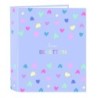 Carpeta de anillas Benetton Lila Lila A4 27 x 33 x 6 cm