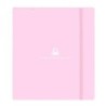 Carpeta de anillas Benetton Unique Rosa Turquesa 27 X 32 X 4 cm