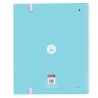 Carpeta de anillas Benetton Unique Rosa Turquesa 27 x 32 x 3.5 cm