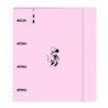 Carpeta de anillas Minnie Mouse Naive Rosa 27 X 32 X 4 cm