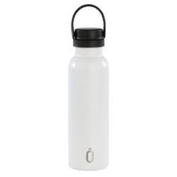 Botella Térmica Real Madrid C.F. Blanco Gris Poliéster Silicona Acero Inoxidable